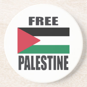 Vrij Palestina Zandsteen Onderzetter
