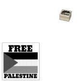 Vrij palestine rubberstempel (Gestempeld)