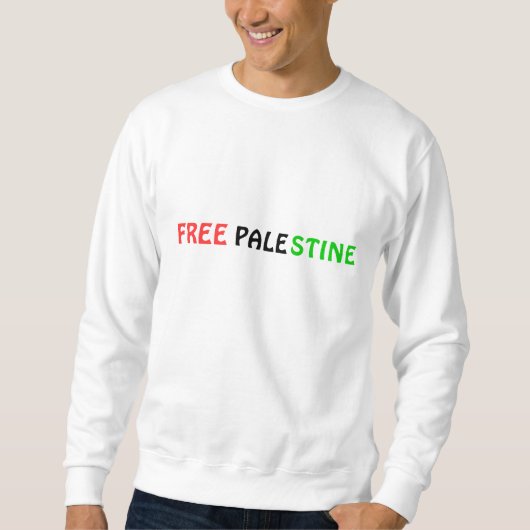 VRIJ PALESTINE Sweat-shirt Trui (Voorkant)