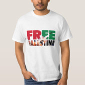 Vrij Palestine T-Shirt (Voorkant)
