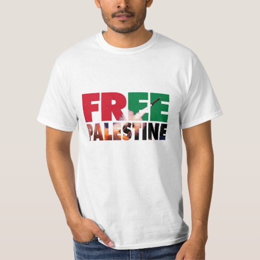 Vrij Palestine T-Shirt (Voorkant)
