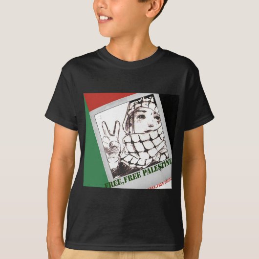 Vrij Palestine T-Shirt (Voorkant)