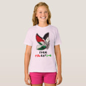 Vrij Palestine T-Shirt (Voorkant volledig)