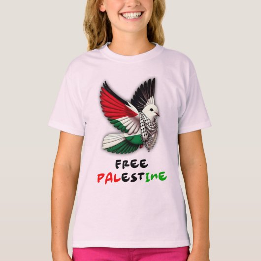 Vrij Palestine T-Shirt (Voorkant)