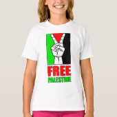 Vrij Palestine T-Shirt (Voorkant)