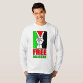 Vrij Palestine T-Shirt (Voorkant volledig)