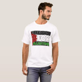 vrij palestine t-shirt (Voorkant volledig)