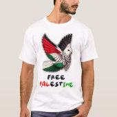 Vrij Palestine T-Shirt (Voorkant)