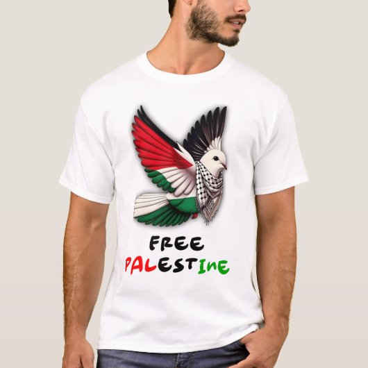 Vrij Palestine T-Shirt (Voorkant)