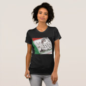 Vrij Palestine T-Shirt (Voorkant volledig)