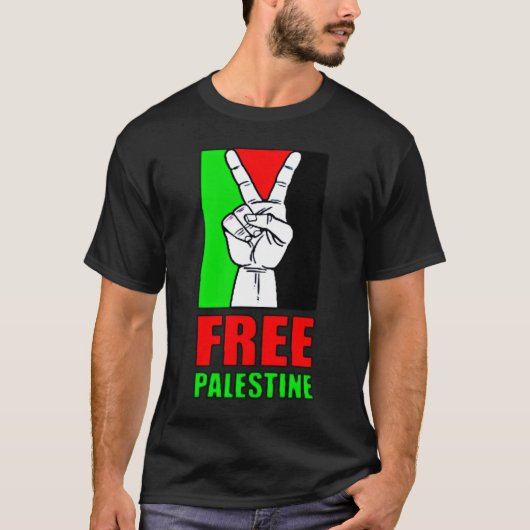 Vrij Palestine T-Shirt (Voorkant)