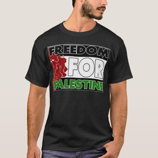 Vrij Palestine T-Shirt (Voorkant)