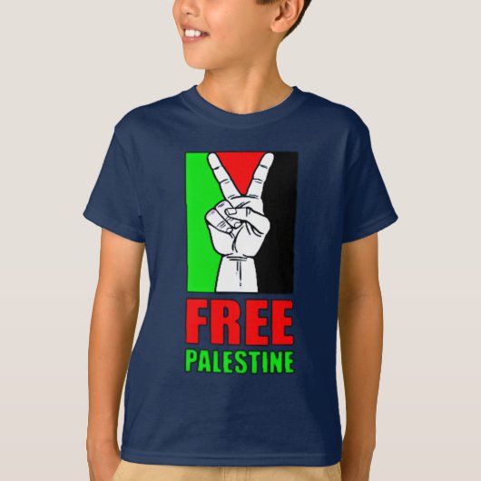 Vrij Palestine T-Shirt (Voorkant)