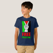 Vrij Palestine T-Shirt (Voorkant volledig)