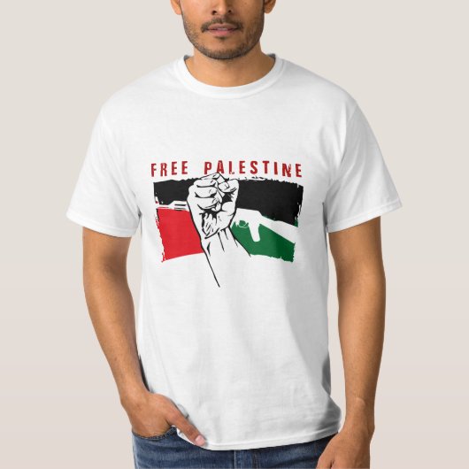 Vrij Palestine T-Shirt (Voorkant)