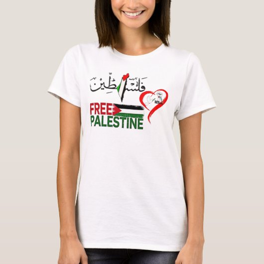 Vrij Palestine T-Shirt (Voorkant)