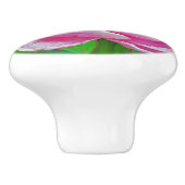 VRIJ PINK PEONY KERAMISCHE KNOP (Zijkant)