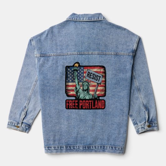 Vrij Portland Denim Jacket (Achterkant)
