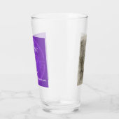 Vrij reiskaartenbeeld Pint Glass Tumbler (Rechts)