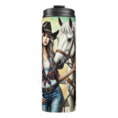 Vrij rijden in de Herfst Thermosbeker (Voorkant)