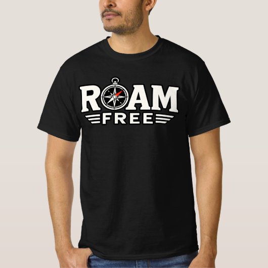 Vrij Rondzwerven Avontuur T-shirt (Voorkant)