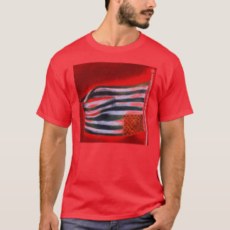 vrij rood t-shirt