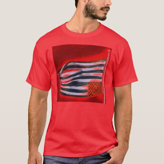 vrij rood t-shirt (Voorkant)