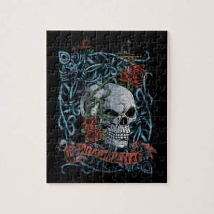 Vrij Roos Skelet Legpuzzel