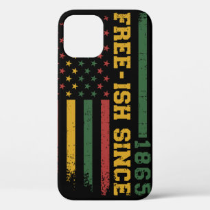 Vrij sinds 1865. Amerikaanse vlag afrikaanse kleur Case-Mate iPhone Case
