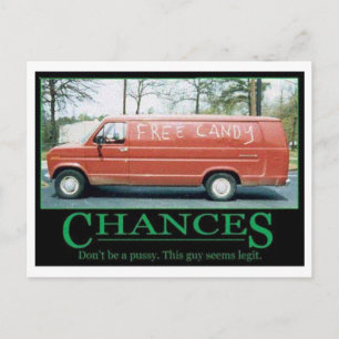 vrij snoep Briefkaart