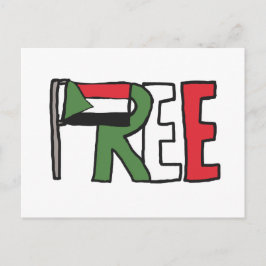 Vrij Soedan Briefkaart