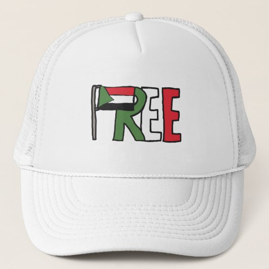 Vrij Soedan Trucker Pet (Voorkant)
