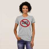 VRIJ SPEECH-T-shirt T-shirt (Voorkant volledig)
