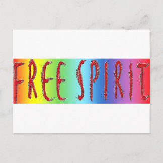 Vrij-spiraaltje Briefkaart