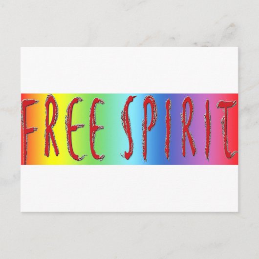 Vrij-spiraaltje Briefkaart (Voorkant)