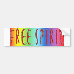 Vrij-spiraaltje Bumpersticker