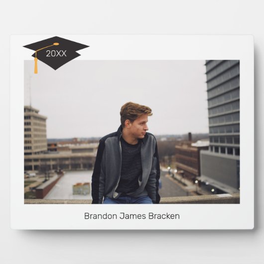 Vrij staand Easel Sign Afstuderen Fotoplaque Fotoplaat (Voorkant)