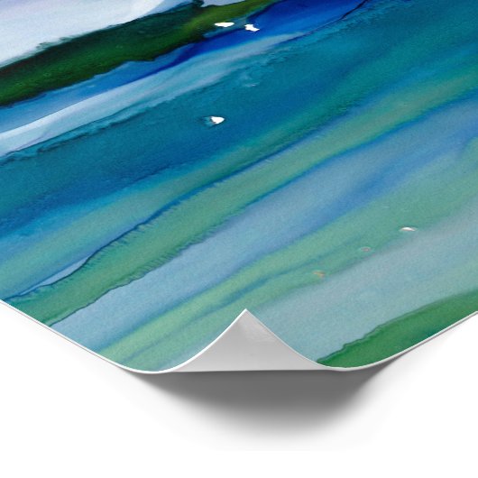 Vrij stromend Poster (Hoek)