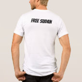 Vrij Sudan Tri-Blend Shirt (Achterkant)