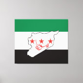 Vrij Syrië سورية حرة Canvas Afdruk (Voorkant)