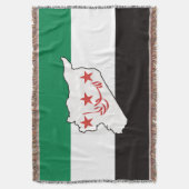 Vrij Syrië سورية حرة Deken (Voorkant Verticaal)