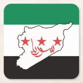Vrij Syrië سورية حرة Kartonnen Onderzetters (Voorkant)