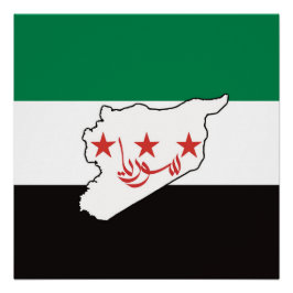 Vrij Syrië سورية حرة Perfect Poster