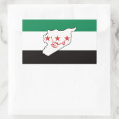 Vrij Syrië سورية حرة Rechthoekige Sticker (Tas)