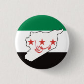 Vrij Syrië سورية حرة Ronde Button 3,2 Cm (Voorkant)