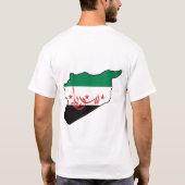 Vrij Syrië سورية حرة T-shirt (Achterkant)