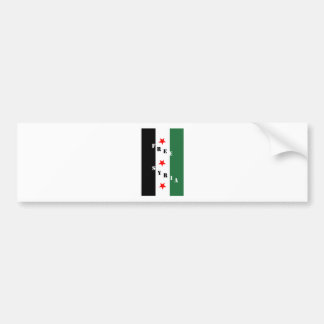 Vrij Syrië Bumpersticker