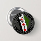 Vrij Syrië Ronde Button 5,7 Cm (Voorkant /achterkant)
