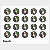Vrij Syrië Ronde Sticker (Vel)