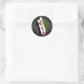 Vrij Syrië Ronde Sticker (Tas)
